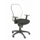 Silla Jorquera malla blanca asiento bali negro